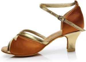 Solid Shoes Dance Prom Fashion Women's Sandals Latin Ballroom Women's Sandals for Walking Shoes