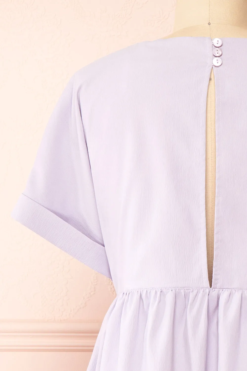 Sooyun | Short Lilac Dress w/ Short Sleeves
