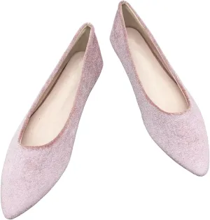 Stunner Womens Ballet Flats Comfortable Pointed Toe Slip On Memory Foam Flats Shoes