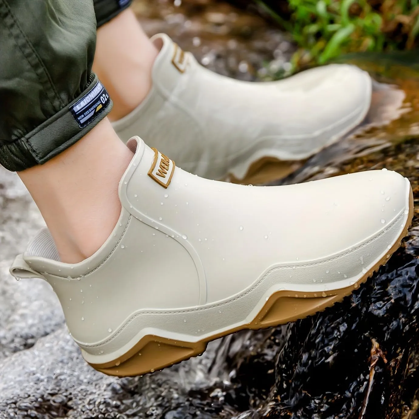 Stylish and Durable Women's Waterproof Rain Boots with Anti-Slip Sole
