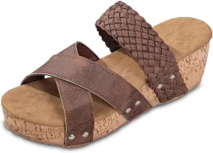 Stylish Women's Sandals Open Toe Casual High Heels Comfortable Summer Footwear for Daily Relaxation and Travel