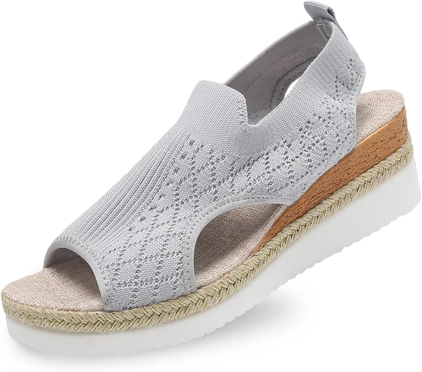 Stylish Women's Sandals Summer Espadrilles Comfortable Platform Wedge Heels Open Toe Casual Footwear Ideal for