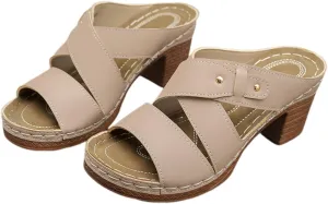 Stylish Women's Slippers Comfortable Platform Round Toe Fashion Footwear for Summer