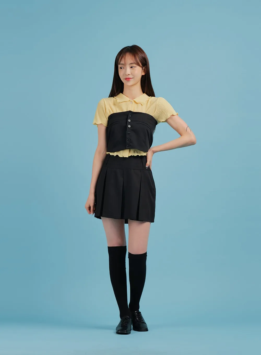 Tailored Pant Design Tube Top BA27