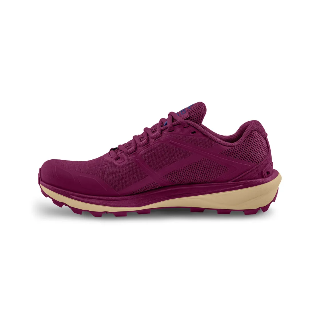 Topo Women's Terraventure 4 Trail Running Shoes (Berry/ Violet)