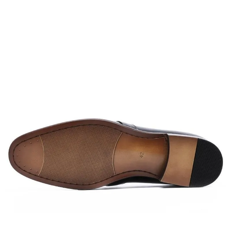 West Louis Formal Elegant Genuine Leather Shoes With Decorative