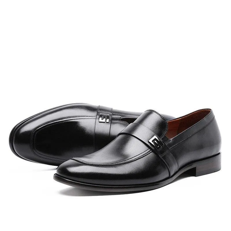 West Louis Formal Elegant Genuine Leather Shoes With Decorative
