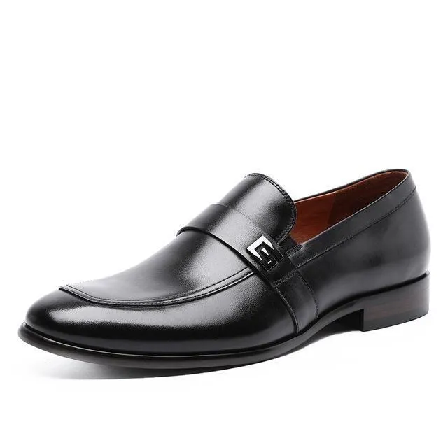 West Louis Formal Elegant Genuine Leather Shoes With Decorative