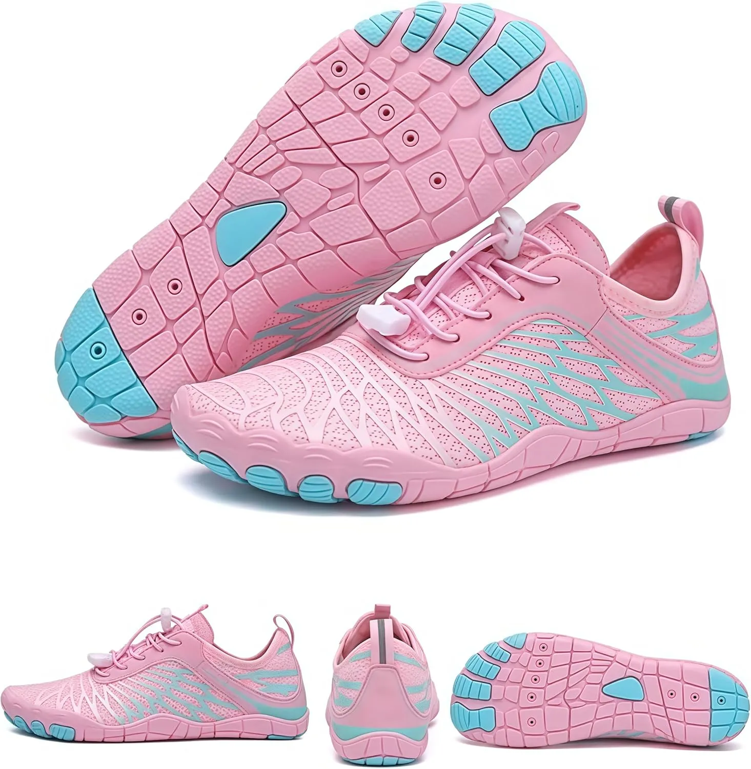 Women Men Minimalist Barefoot Beach Shoes Quick Dry Water Shoes Lightweight Non-Slip Hike Barefoot Footwear for Swimming Water Yoga Surf Outdoor Sports