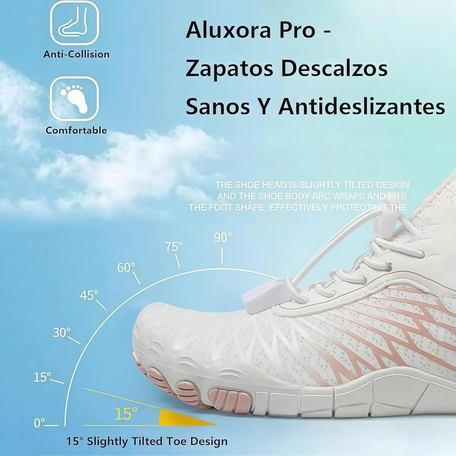 Women Men Minimalist Barefoot Beach Shoes Quick Dry Water Shoes Lightweight Non-Slip Hike Barefoot Footwear for Swimming Water Yoga Surf Outdoor Sports