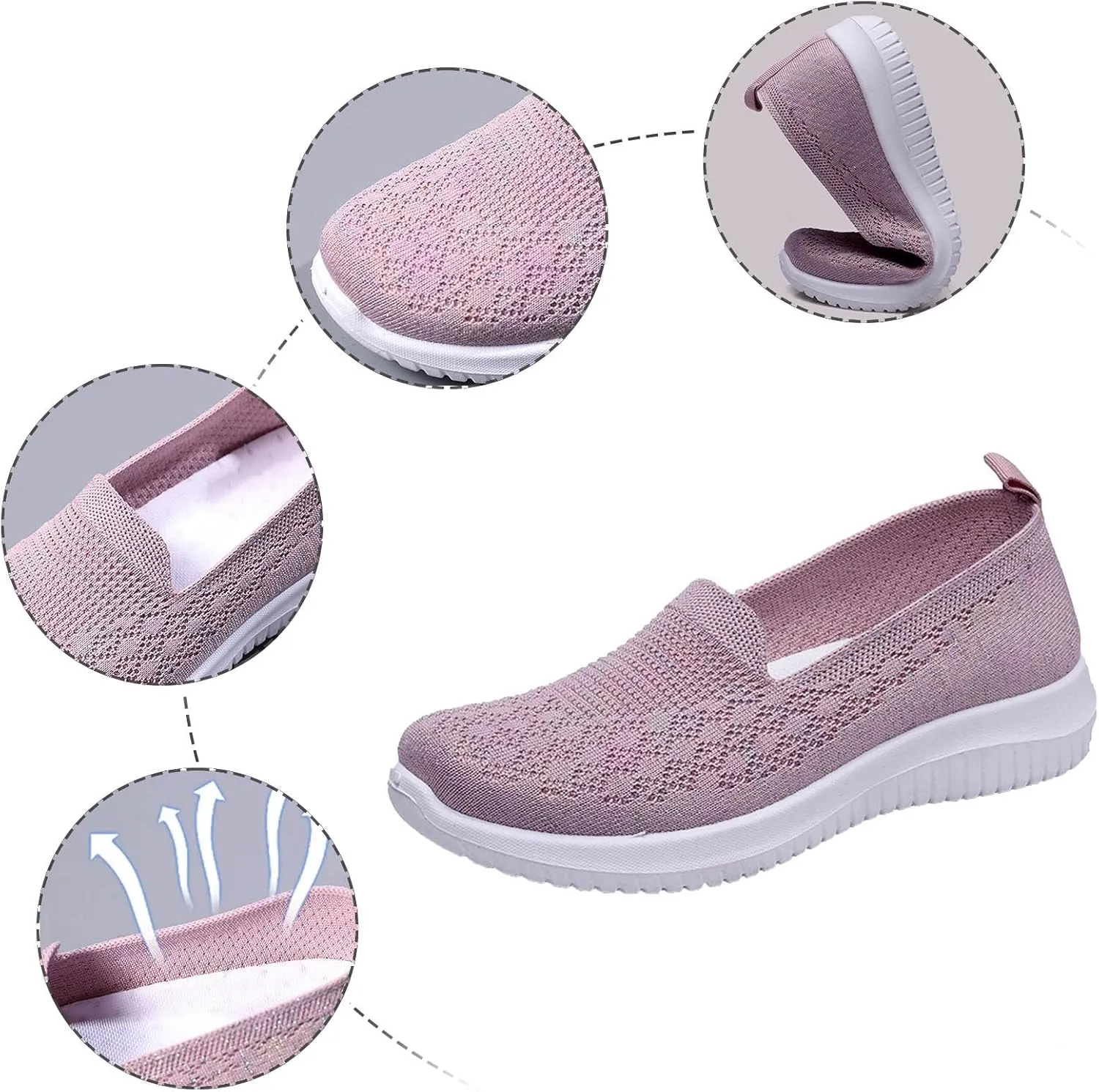 Womens Tennis Shoes Lightweight Walking Tennis Shoes Wide Toe Box Shoes Women Women's Athletic Running Shoes